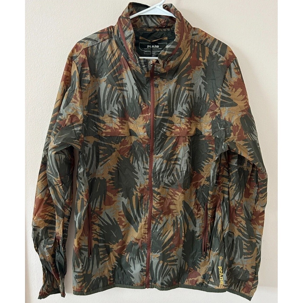 NWT Prana Transit Range Windbreaker Jacket Men's M Lightweight Packable Outdoor